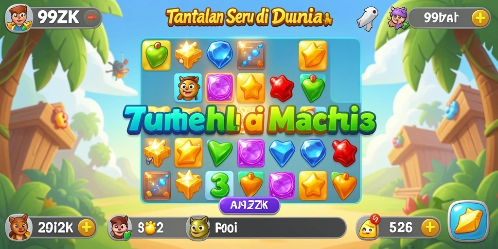 Tampilan gameplay seru dan penuh warna di 99ZK.