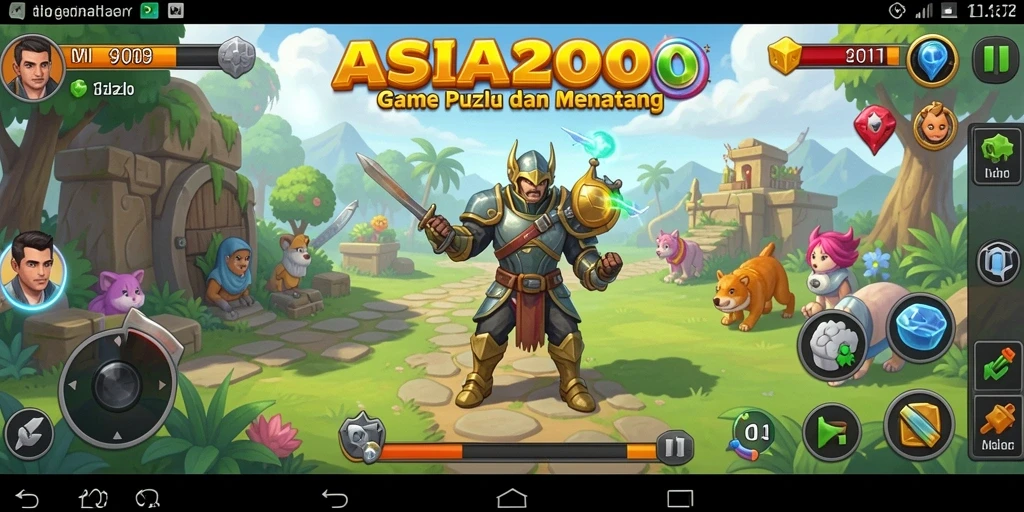 Gameplay seru dengan teka-teki menantang di ASIA200.