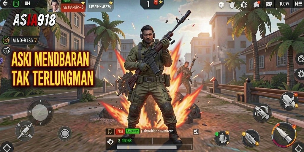 Tampilan gameplay menegangkan dalam ASIA918, siap mengadu nyali Anda.