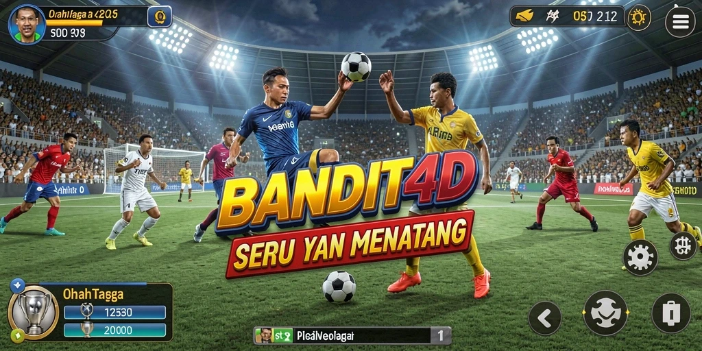 Tampilan menarik dari gameplay olahraga BANDIT4D.