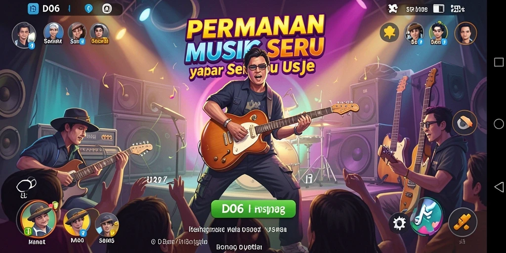 Tampilan gameplay D06 yang menarik dan penuh warna.