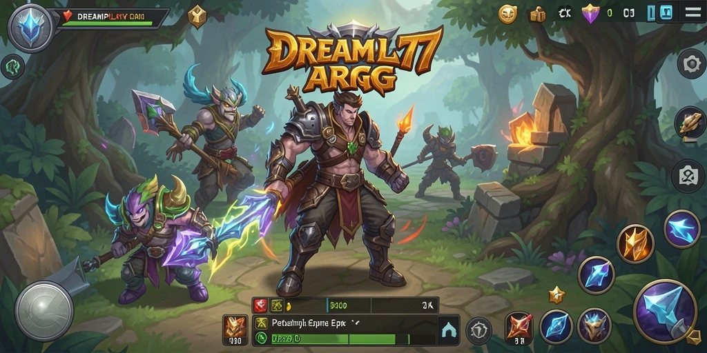 Tampilan menarik dari gameplay petualangan ARPG yang mendebarkan.