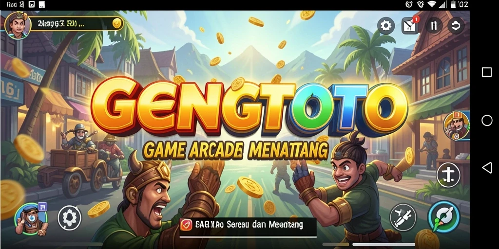 Screenshot gameplay utama GENGTOTO yang penuh aksi dan tantangan.