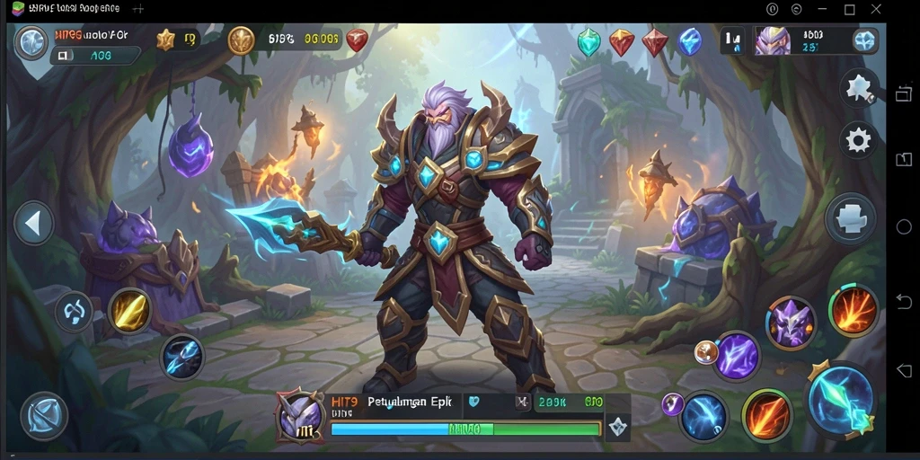 Tampilan gameplay seru dari HIT9 dalam petualangan ARPG.