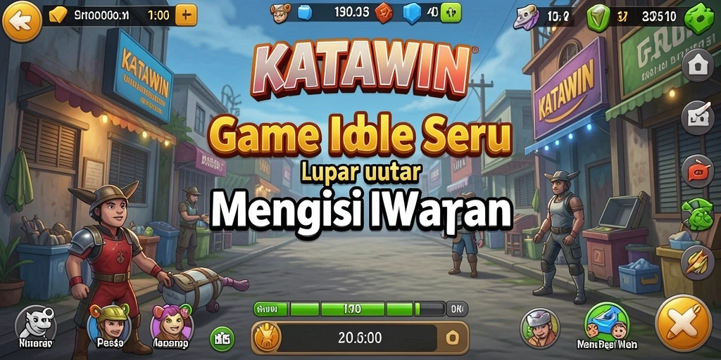 Tampilan gameplay KATAWIN yang menarik dan interaktif.