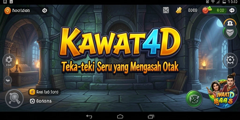 Tangkapan layar KAWAT4D menampilkan gameplay teka-teki yang menantang.