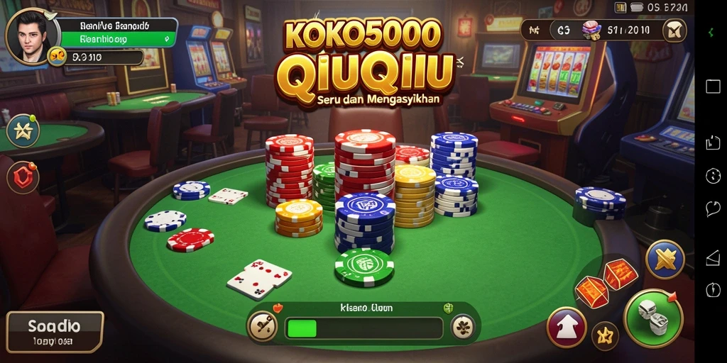 Tampilan screenshot gameplay QiuQiu yang menarik di KOKO5000.