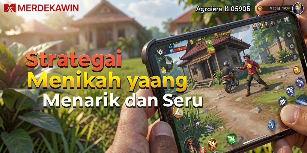 Tampilan gameplay menarik dari MERDEKAWIN dengan elemen strategi yang mendalam.