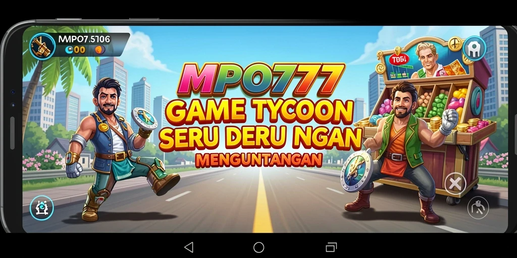 Screenshot MPO777 menampilkan pemain yang sedang mengelola bisnis Tycoon.