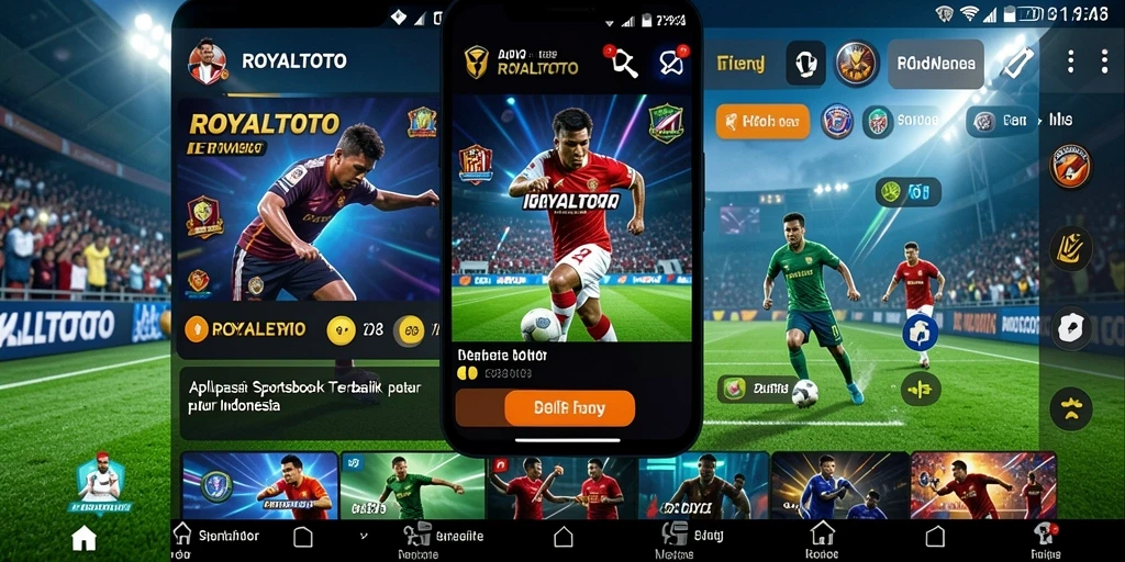 Tampilan gameplay menarik dari aplikasi Sportsbook ROYALTOTO.