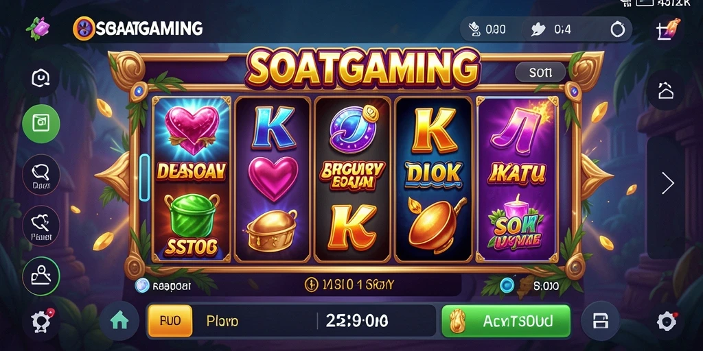 Tampilan gameplay Slot yang menarik dan interaktif dari SOBATGAMING.