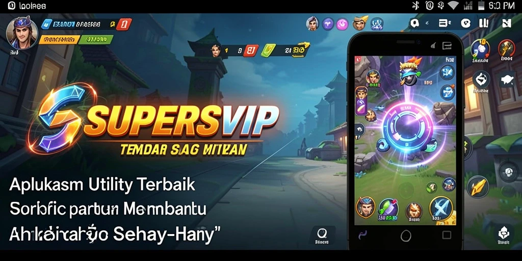 Screenshot utama SUPERSVIP menampilkan antarmuka yang ramah pengguna dan fitur pengingat.