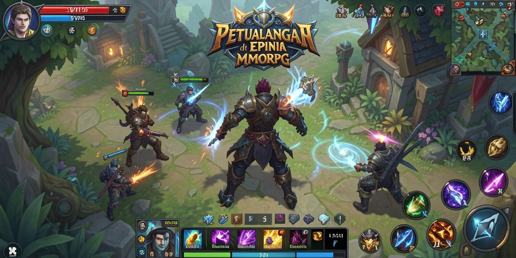 Screenshot gameplay dari SVIP5 yang menampilkan petualangan MMORPG yang menarik.