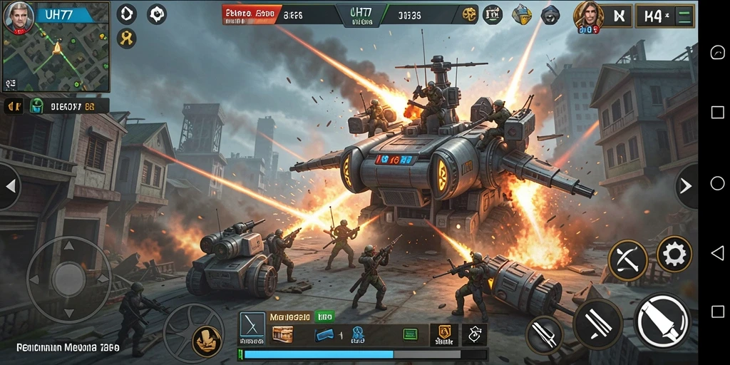 Gameplay UH77 yang menarik dalam kategori Tower Defense.