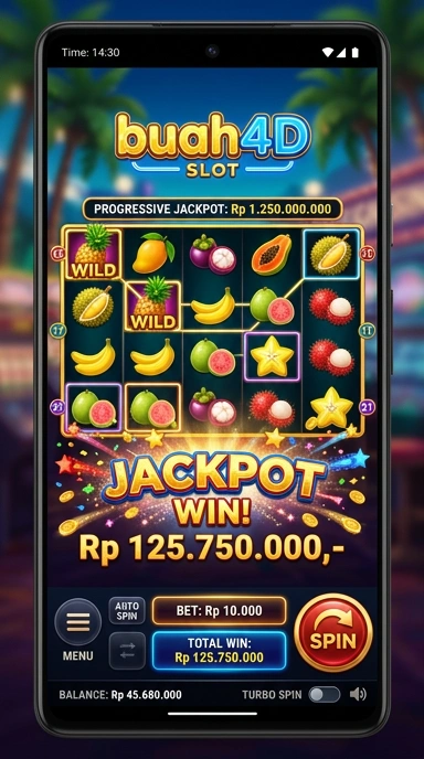 Proses pengunduhan cepat di aplikasi 'buah4d'.